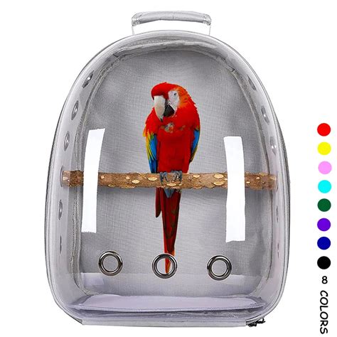 Jaula Port Til Para Loros Mochila Acr Lica Para Mascotas Bolsa Para