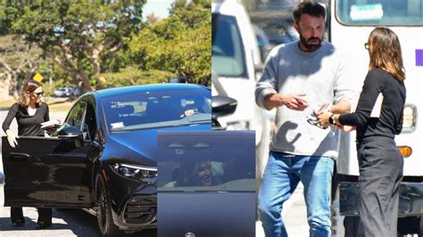 Ben Affleck Gives Ex Jennifer Garner A Ride In His Car After Intimate Hug Caught On Camera Youtube