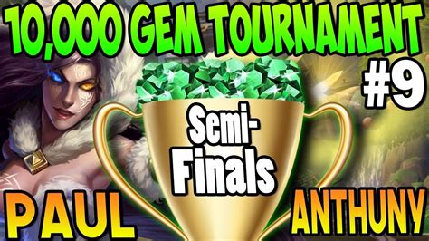 Smite Gem Duel Tournament Paul Vs Anthuny Semifinals Youtube