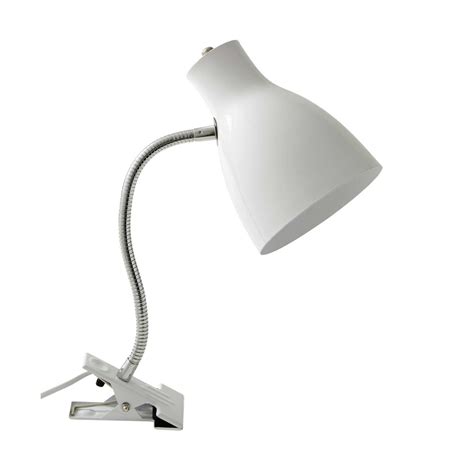 Lampe à pince en métal blanc H 35 cm CLIPA Maisons du Monde