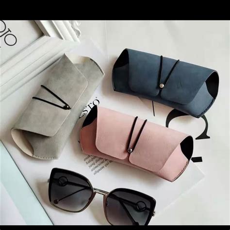 Blush Pink Sunglasses Case New Leather Glasses Case Sunglasses Case Leather Eyeglass Cases