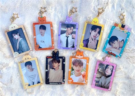 Aniteez Ateez Photocard Holder Aniteez Keychain Bias Picture Holder