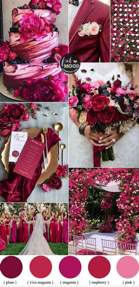 Viva Magenta Wedding Ideas ― How To Use Pantones Colour Of The Year