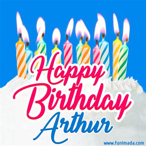 Happy Birthday Arthur GIFs - Download on Funimada.com