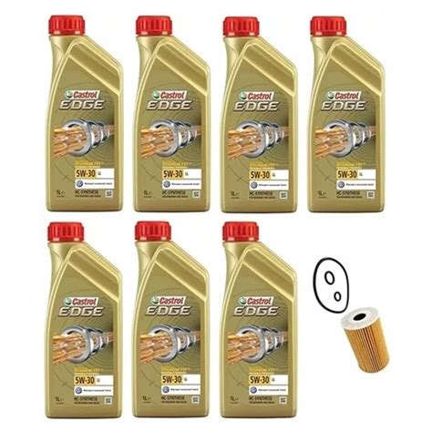 Kit Troca E Filtro Amarok Castrol Edge 5w30 Vw 50700 Submarino