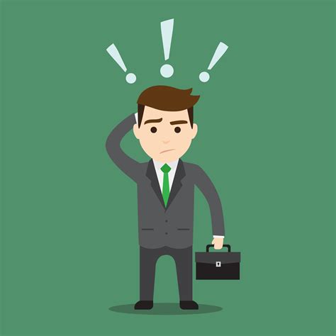 Businessman Thinking 376170 Vector Art At Vecteezy