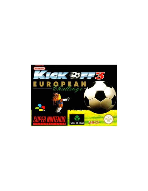 Kick Off European Challenge Snes