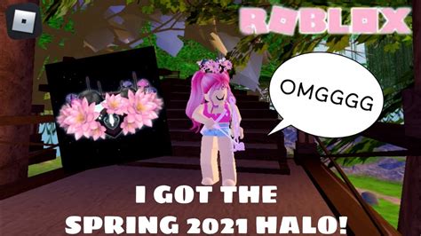 I Got The Halo Spring Halo 2021 Royale High Youtube