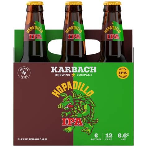 Karbach Brewing Company Hopadillo IPA 6 Pk 12 Fl Oz Kroger