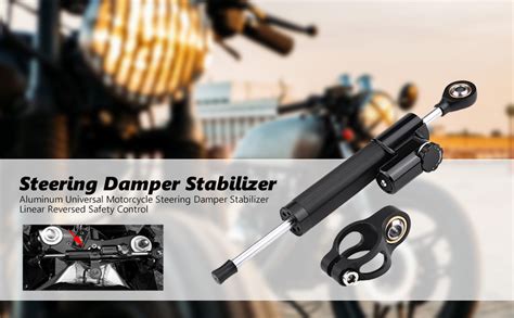 Keenso Motorrad CNC Lenkungsdämpfer Universal Dämpfer Stabilisator