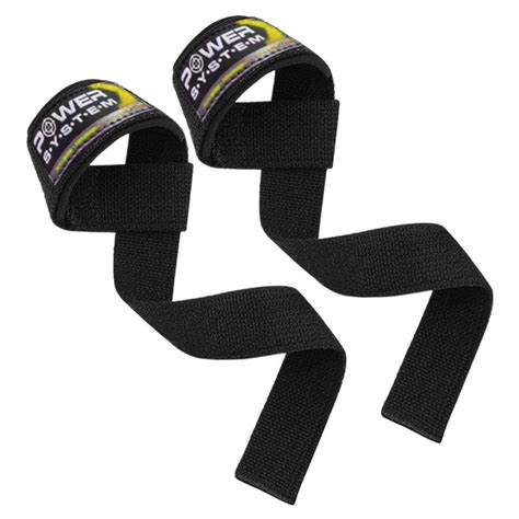 Лямки для тяги Power System PS-3400 Power Straps Black/Yellow – фото ...
