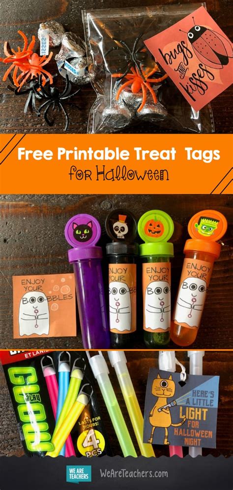 Free Printable Halloween Treat Tags - WeAreTeachers