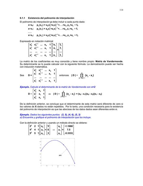 Interpolación método de Lagrange PDF