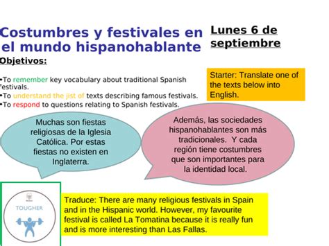 Costumbres Y Festivales En El Mundo Hispanohablante Teaching Resources