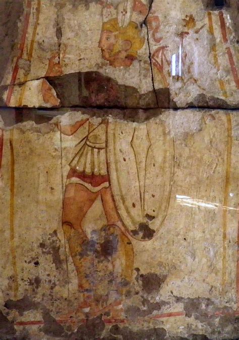 Wall Painting From A Samnite Tomb 4th Century BC The Provincial