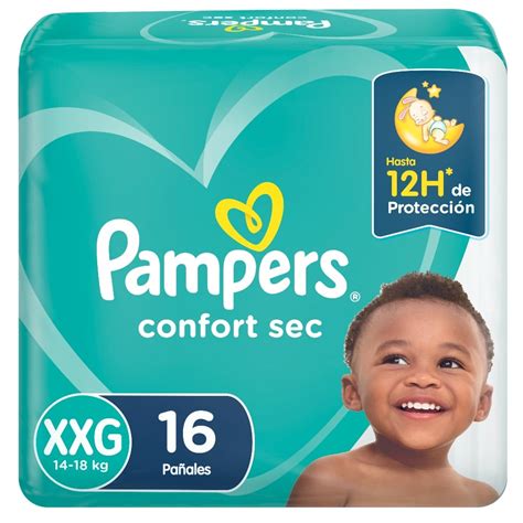 Liqui Pañales Pampers Confort Sec Xxg 16 Unidades