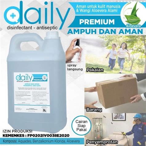 Promo Daily Disinfectant Premium Aman Untuk Tubuh L Diskon Di