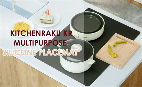 Kitchenraku Kr Thickened Extra Large Silicone Mat For Kitchen Worktop