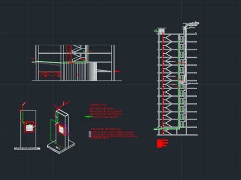 Instalación contra incendios en AutoCAD CAD 130 56 KB Bibliocad