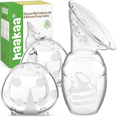 Haakaa Manual Breast Pump Breast Shell Combo Breastmilk Collector For