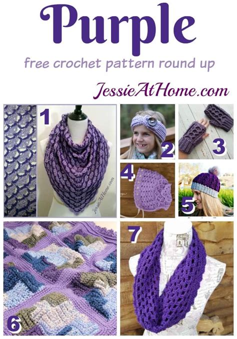 Purple Crochet Jessie At Home