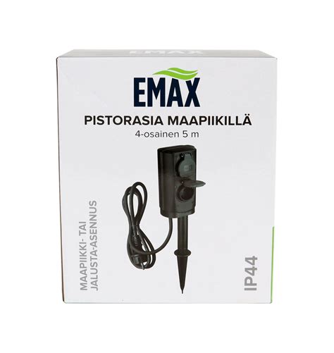 Pistorasia 4 Osainen H05rr F3g1 5 5m Maapiikillä Ip44 Emax