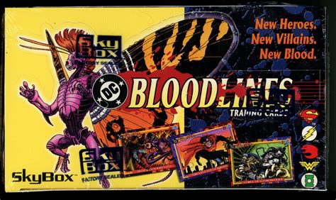 Skybox Dc Bloodlines Box Factory Sealed Ebay