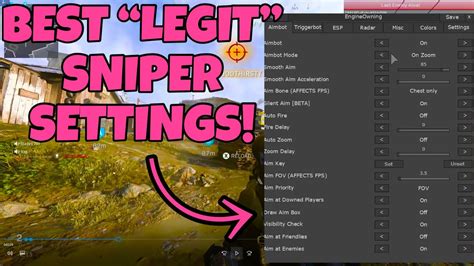 Engineowning Best Legit Sniper Settings Modern Warfare Warzone