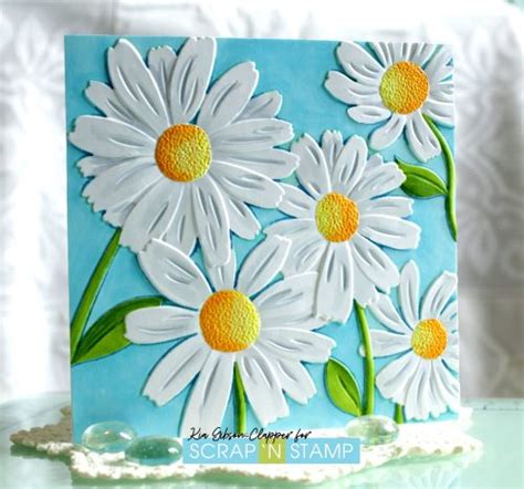 Altenew Daisies Card Using Copics Scrap N Stamp