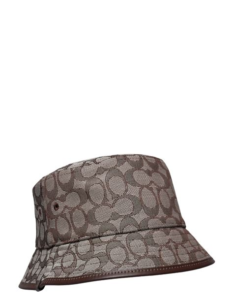 Coach Signature C Jacquard Bucket Hat Bob Boozt