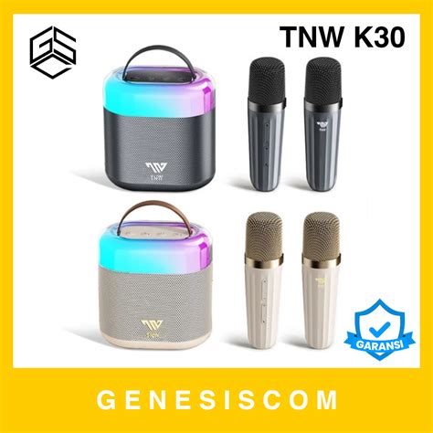 Jual Microphone Karaoke Tnw K Dual Mic Mikrofon Rgb Wireless