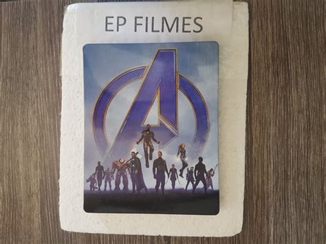 Blu Ray Steelbook Vingadores Ultimato Dub Leg Novo Parcelamento