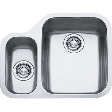 Franke Ariane 15 Bowl Silk Stainless Steel Undermount Kitchen Sink Arx160 Lhsb