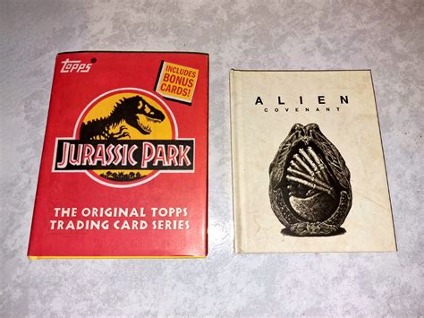 Jurassic Park The Original Topps Trading Card Series Alien Covenant Digibook Mi Compra 09 05 23