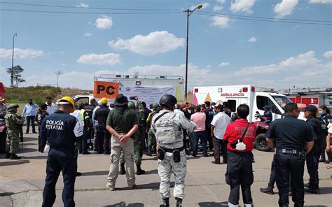 Realizan primer simulacro ante una posible emergencia por el volcán