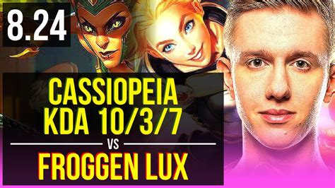 Cassiopeia Vs Froggen Lux Mid Kda Godlike Na Master V