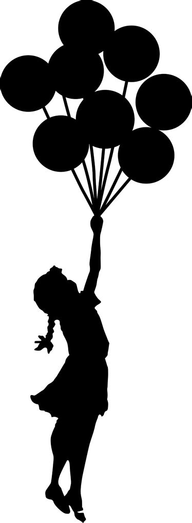 Girl With A Balloon Banksy Wall Art Sticker TenStickers