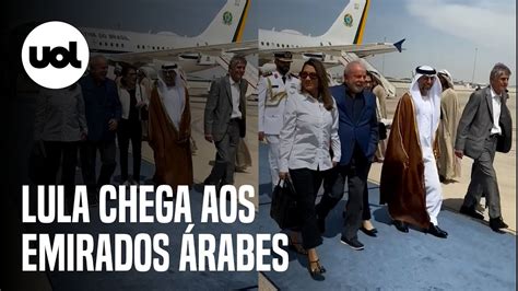 Lula Chega Aos Emirados Rabes Ap S Viagem China Youtube