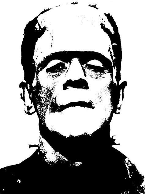 Frankenstein Stencil Printable