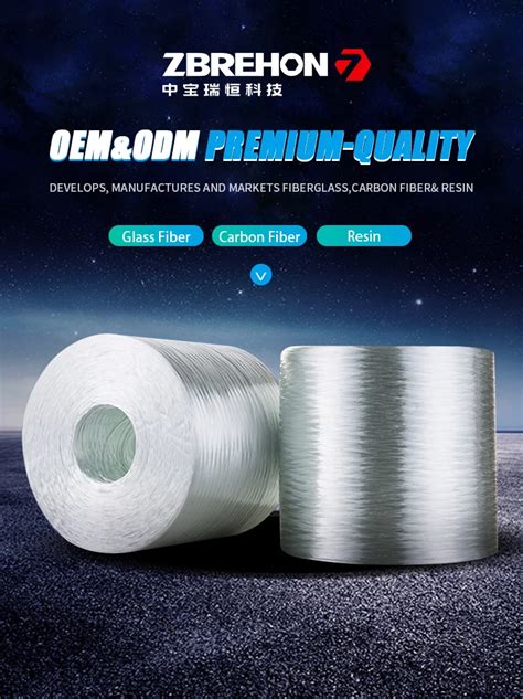 2400 3200 4800 Tex E Glass Fiberglass Yarn Glass Fiber Roving Thermosetting Direct Glass Fiber