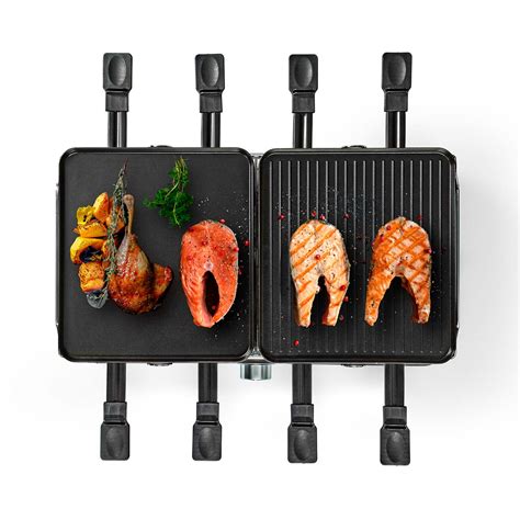 Gourmet Raclette Grill Stein 8 Personen Spatel