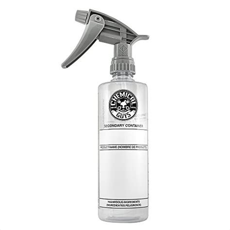 Chemical Guys 16 Oz Chemical Resistant Spray Bottle With Heavy Duty