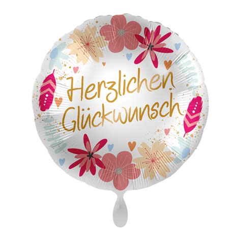 Folienballon Herzlichen Glückwunsch Dekoverleih Ambiente Saarland