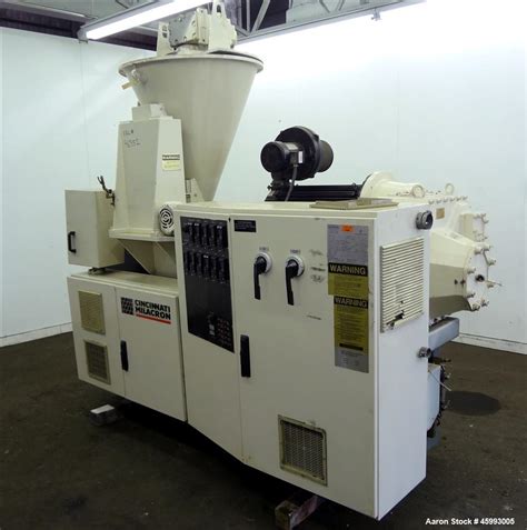 Used Cincinnati Milacron Mm Conical Twin Screw Extruder Model E