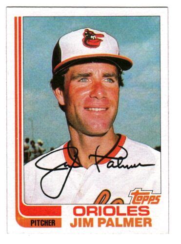 Topps Jim Palmer Baltimore Orioles Ebay