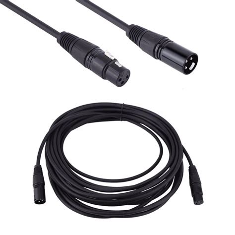 1M 10M Kanodo XLR Male To Female 3 Pin MIC Shielded Cable Microphone