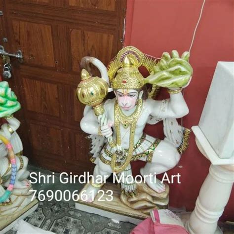 Marble Veer Hanuman Ji Statue For Worship At Rs 18000 In Jaipur ID