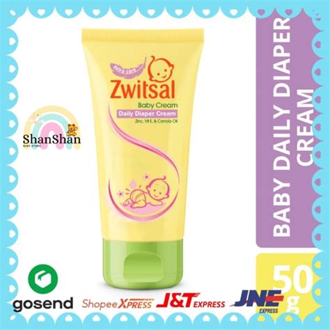 Jual ZWITSAL Baby Daily Diaper Cream Tube 50gr Krim Ruam Popok Bayi