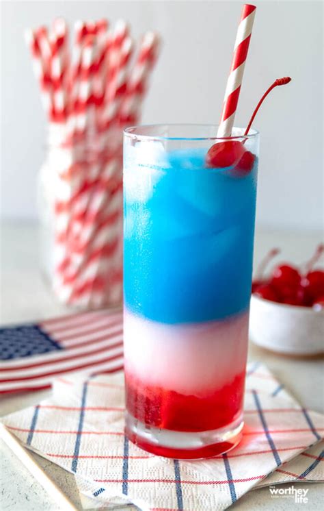 Easy Kid Drink Idea Red White And Blue Drink