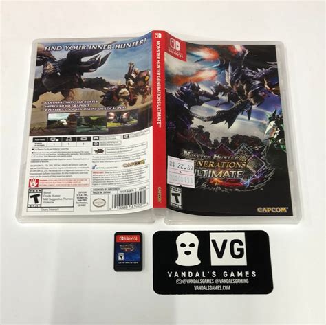 Switch - Monster Hunter Generations Ultimate Nintendo Switch W/ Case ...